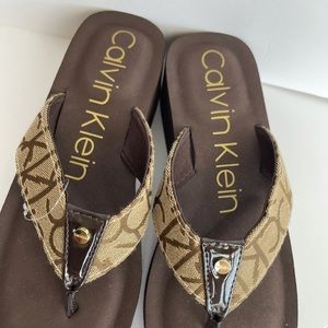 Kevin Kline women slipper shoes brown size 9